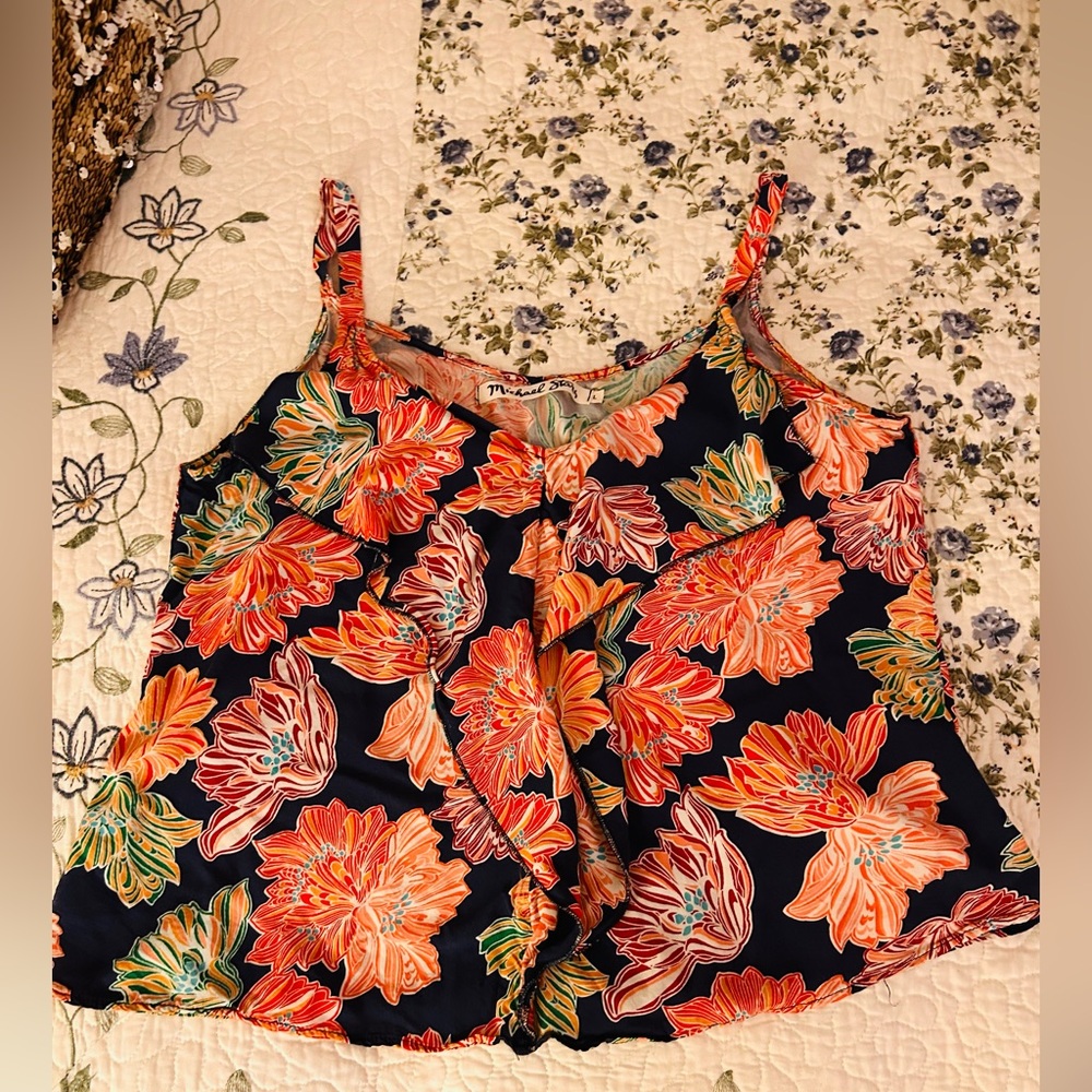 Floral Print Women's Top